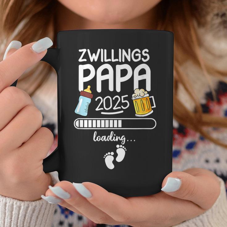 Zwillingspapa 2025 Loading Werdender Papa Announcement Tassen Lustige Geschenke