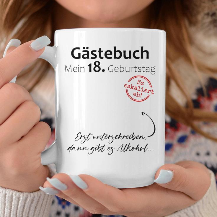 18Th Birthday Party Guest Book Boys Girls Decorative Tassen Lustige Geschenke