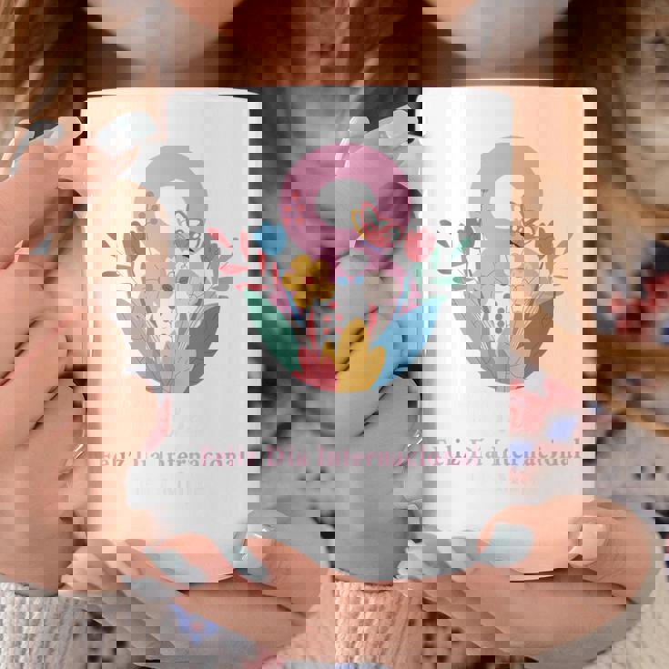 8M Marzo Día Internacional Dela 8 Marzo 2025 Feminista Sin Mangas Taza de café Regalos divertidos