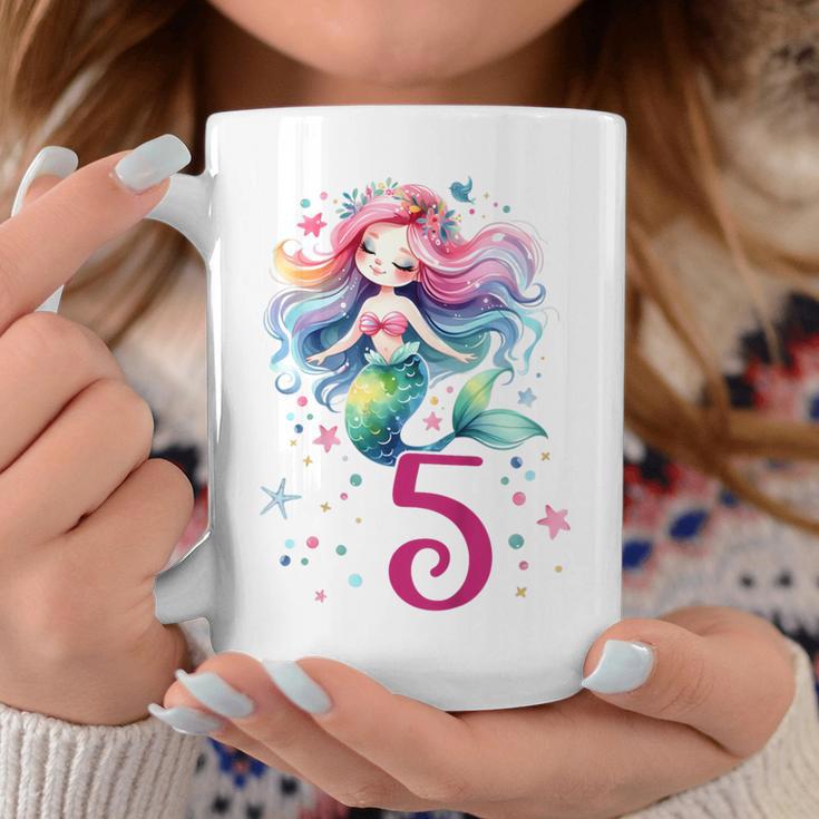 Children's Birthday 5 Mermaid Girls Five 5 Years Old Tassen Lustige Geschenke