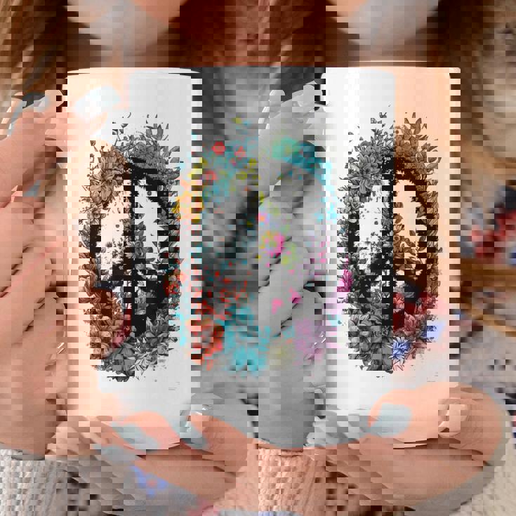 Cravate De Costume Hippie Avec Symbole De La Paix Des Années 60 Et 70 Tasse Cadeaux drôles