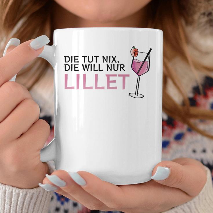 Die Tut Nix Die Will Nur Lillet Fan Summer Cocktail Party Tassen Lustige Geschenke