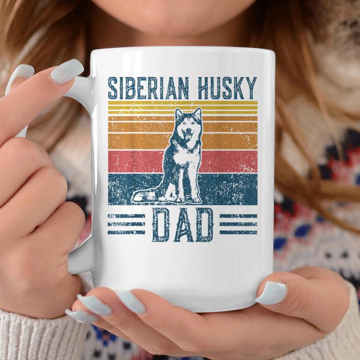 Dog Husky Papa -Intage Siberian Husky Dad Tassen Lustige Geschenke