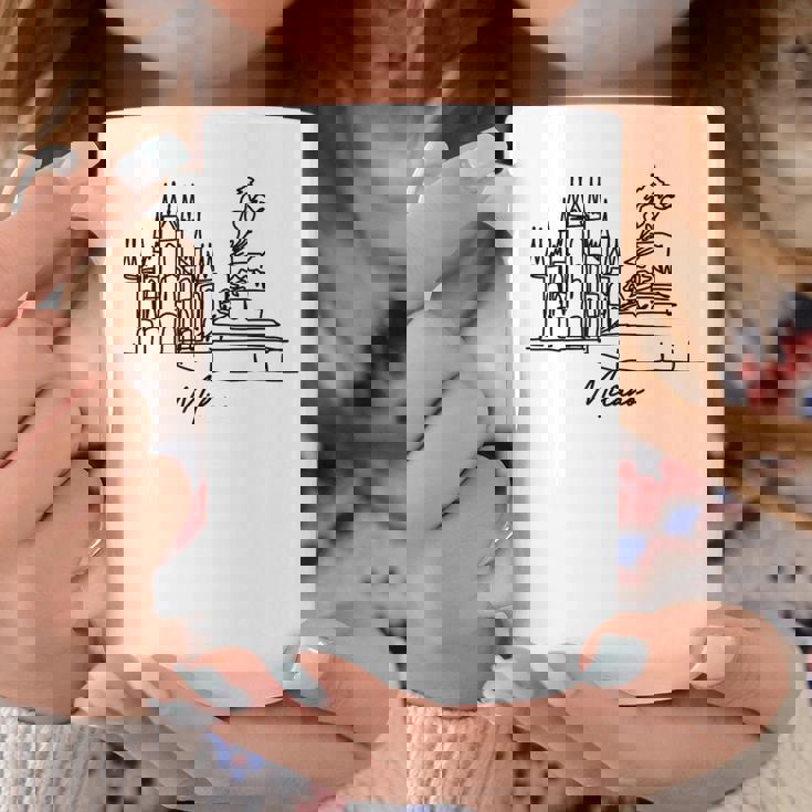 Duomo Di Milano Italia Milán Italiaiajesacaciones Souvenir Taza de café Regalos divertidos