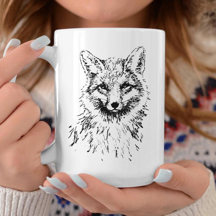 Fox Lovers Fox Motif Animals Gray Tassen Lustige Geschenke