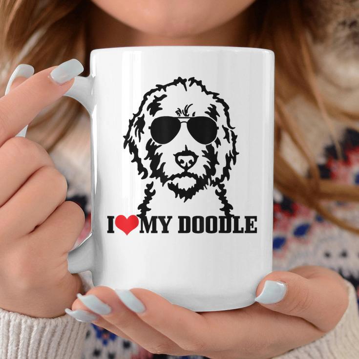 Goldendoodle I Love My Doodle Labradoodle Golden Doodle Dog Tassen Lustige Geschenke