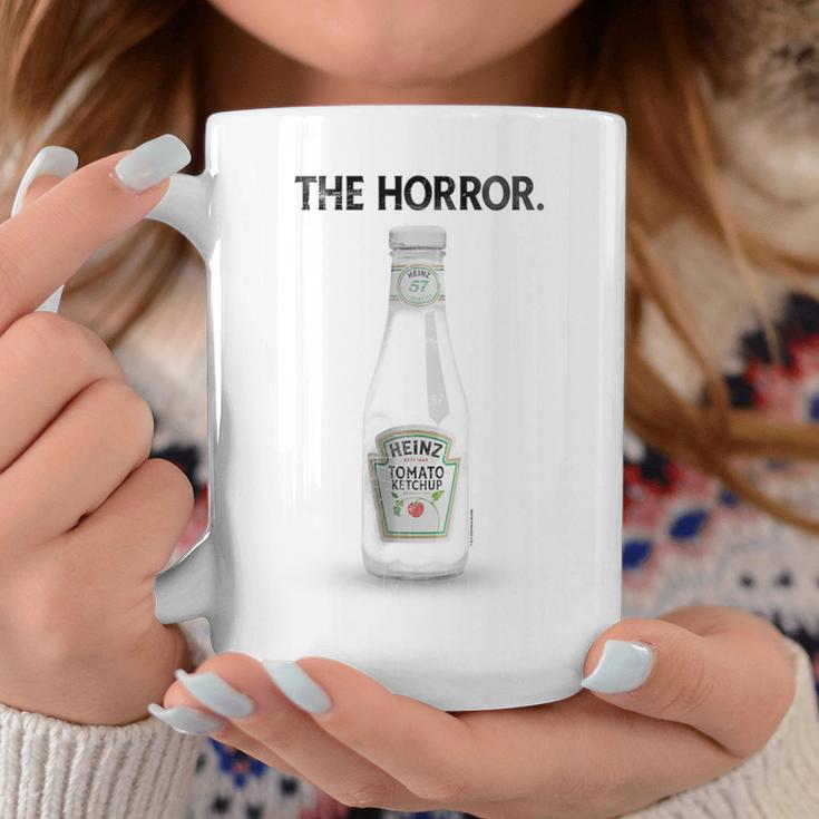 Heinz Tomato Ketchup The Horror Empty Bottle Distressed Tassen Lustige Geschenke