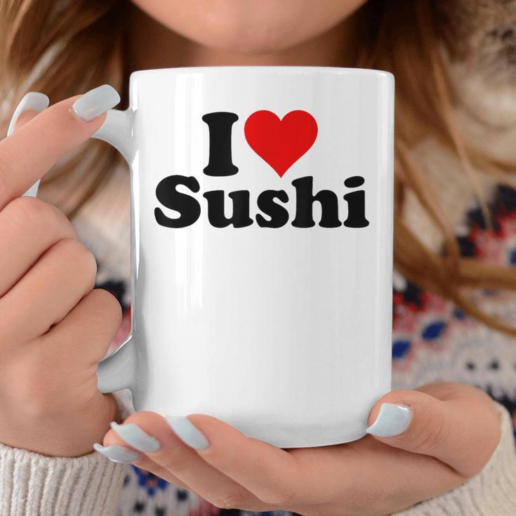 Japanese Food I Love Heart Sushi Tassen Lustige Geschenke