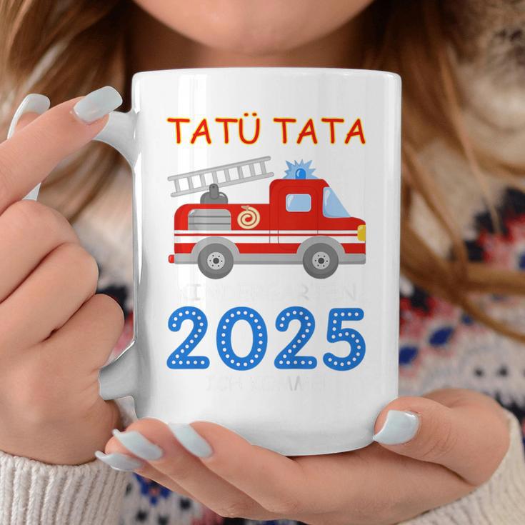 Kinder Feuerwehr Kindergarten 2025 Ich Komme Tatü Tata Kiga Kita Tassen Lustige Geschenke