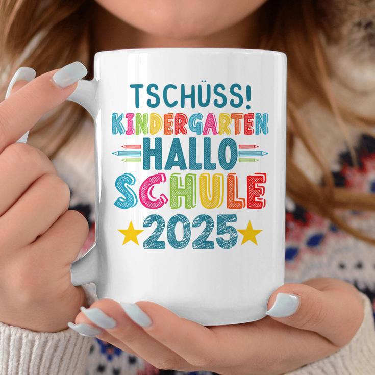 Kinder Tschüss Kindergarten Hallo Schule 2025 Lustig Kita Abgänger Tassen Lustige Geschenke