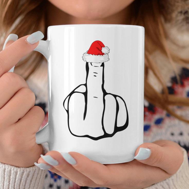 Middle Finger Jolly As Fuck Adult Joke Offensive Christmas Tassen Lustige Geschenke