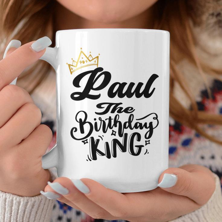 Paul The Birthday King Happy Birthday Boys Nager Gray Tassen Lustige Geschenke