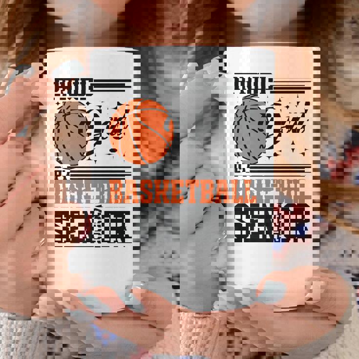 Proud Dad Of A 2025 Senior Basketball Graduate Grad 2025 Premium Graphic Print Coffee Mug Unique Gifts