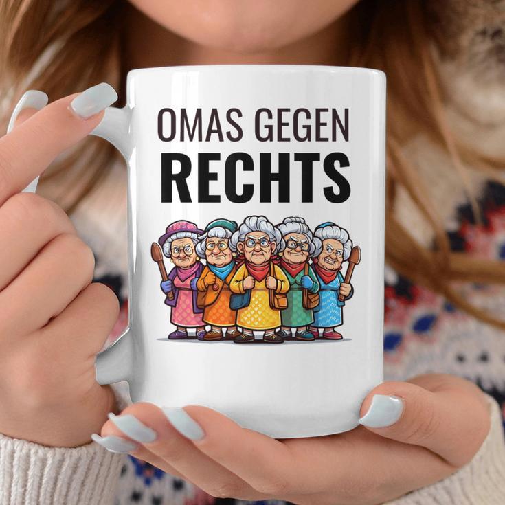 Stellungnahme Gegen Rechts Omas Gegen Rechts Tassen Lustige Geschenke