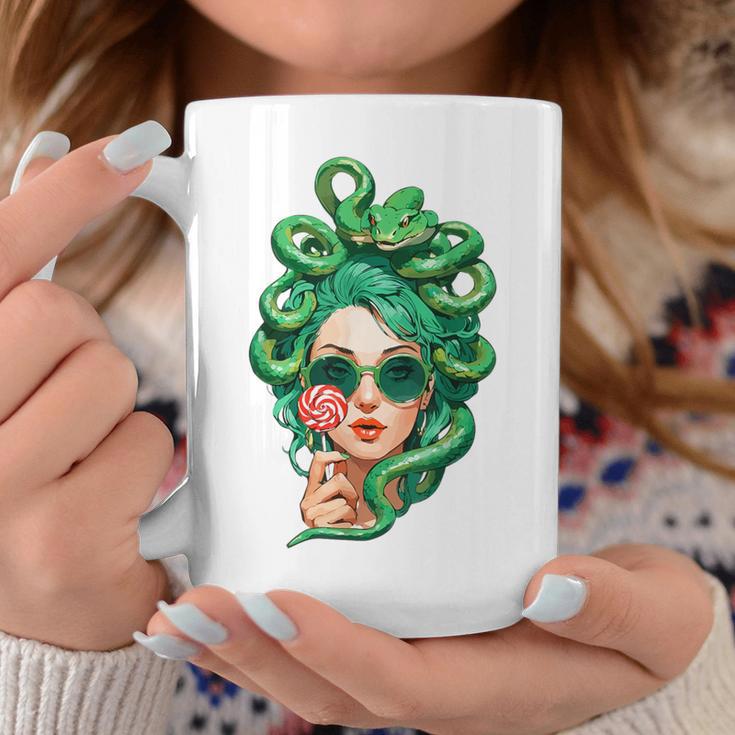 Sunglasses Green Snake Hair Hairstyle Medusa Tassen Lustige Geschenke