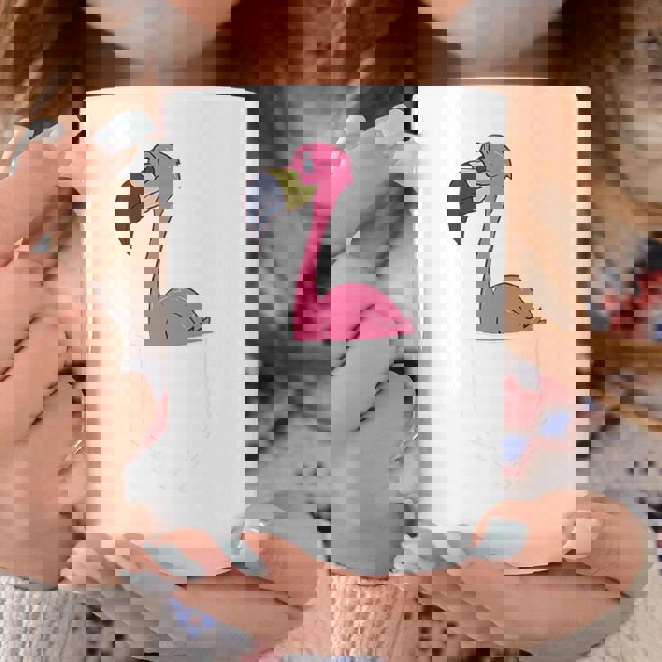 Women's Pink Flamingo In Pocket Tassen Lustige Geschenke