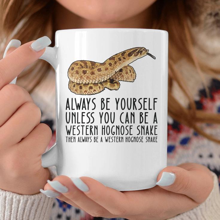 Be Yourself Always And Be A Western Hognose Snake Graphic Print Coffee Mug Unique Gifts