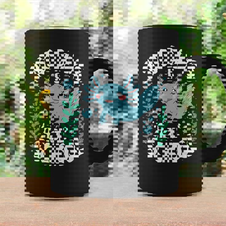 100 Days Is Alotl School Axolotl 100Th Day Amphibian Pet Coffee Mug Gifts ideas
