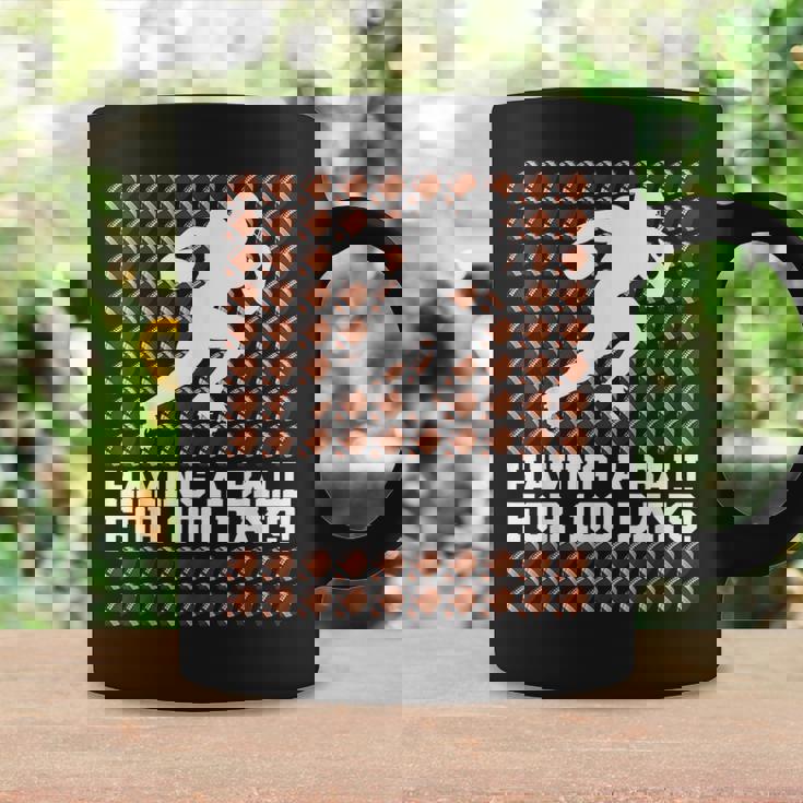 100 Days Of School Football Having A Ball 100 Days Smarter Coffee Mug Gifts ideas