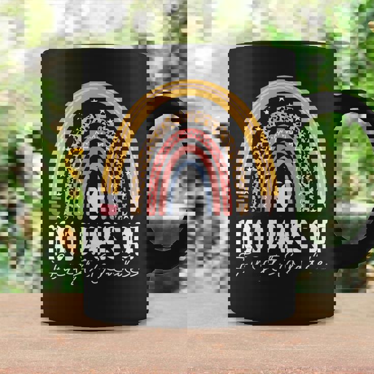 100Th Day Of First Grade 100 Days Of 1St Grade Cool Rainbow Coffee Mug Gifts ideas