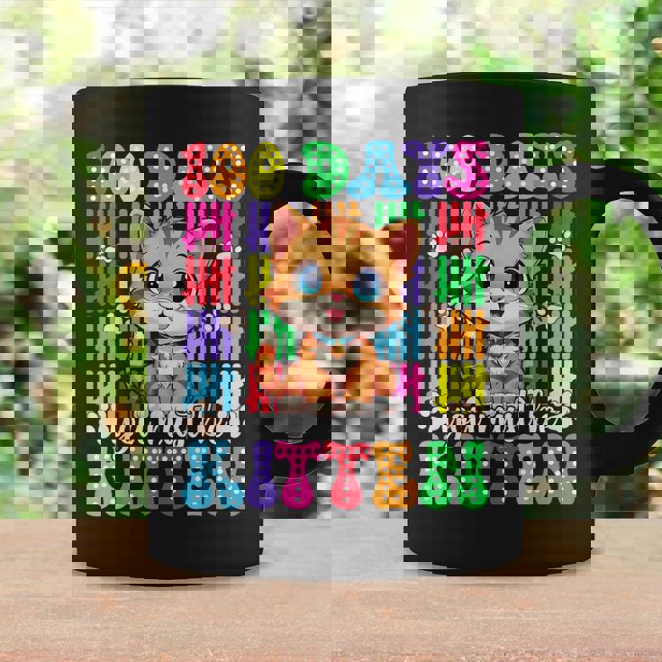100Th Day Of School You Must Be Kitten Cat Lover Groovy Coffee Mug Gifts ideas