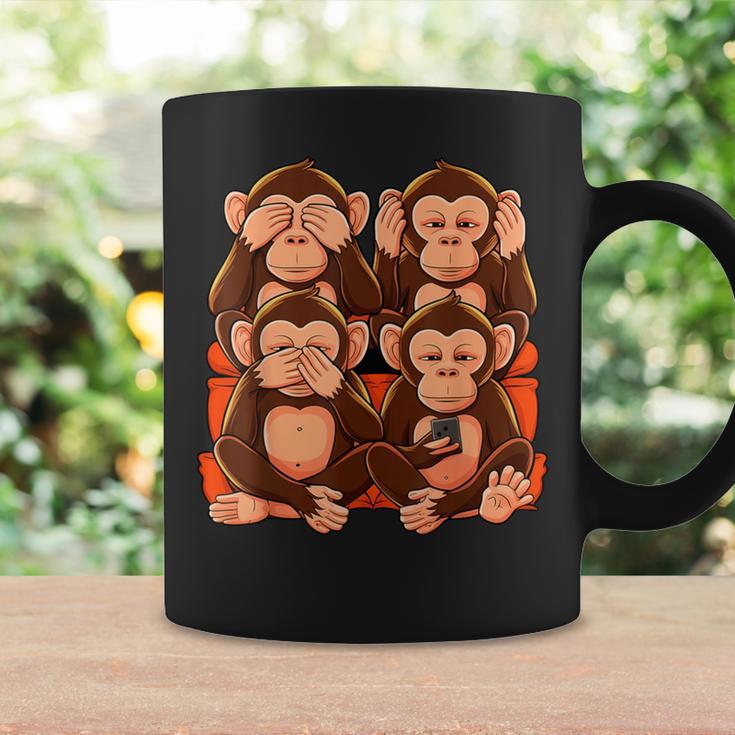 31 Monkey See Nothing Hear Say Smartphone Tassen Geschenkideen