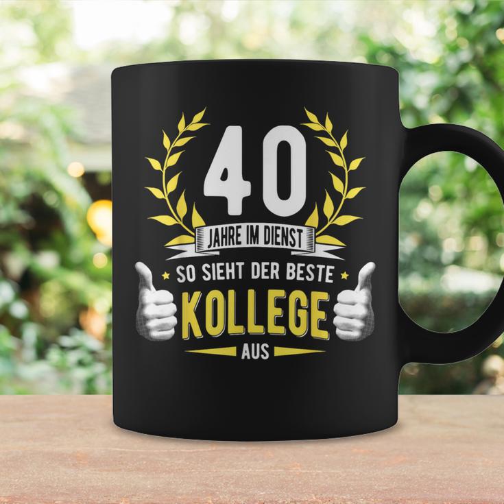 40 Jahre Dienst College Service Anniversary Company Anniversary Decorative Tassen Geschenkideen