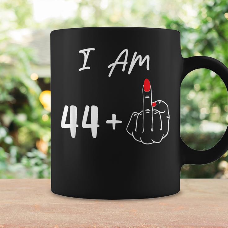 I Am 44 Plus 1 Middle Finger For A 45Th Birthday Tassen Geschenkideen