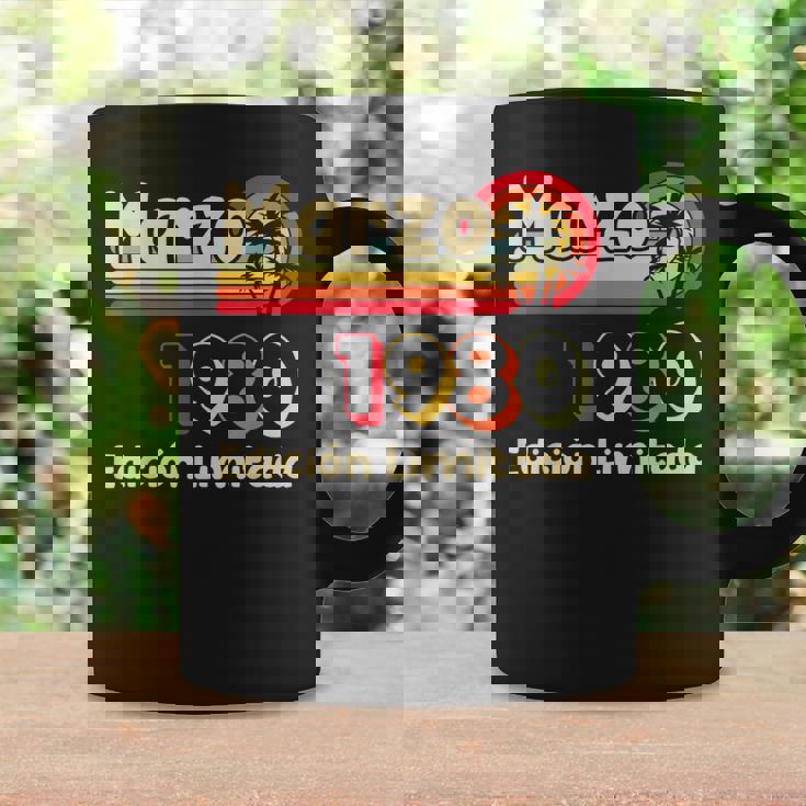 45 Cumpleaños Hombre 45 Años Hecho En 1980 Marzo Taza de café Ideas de regalos