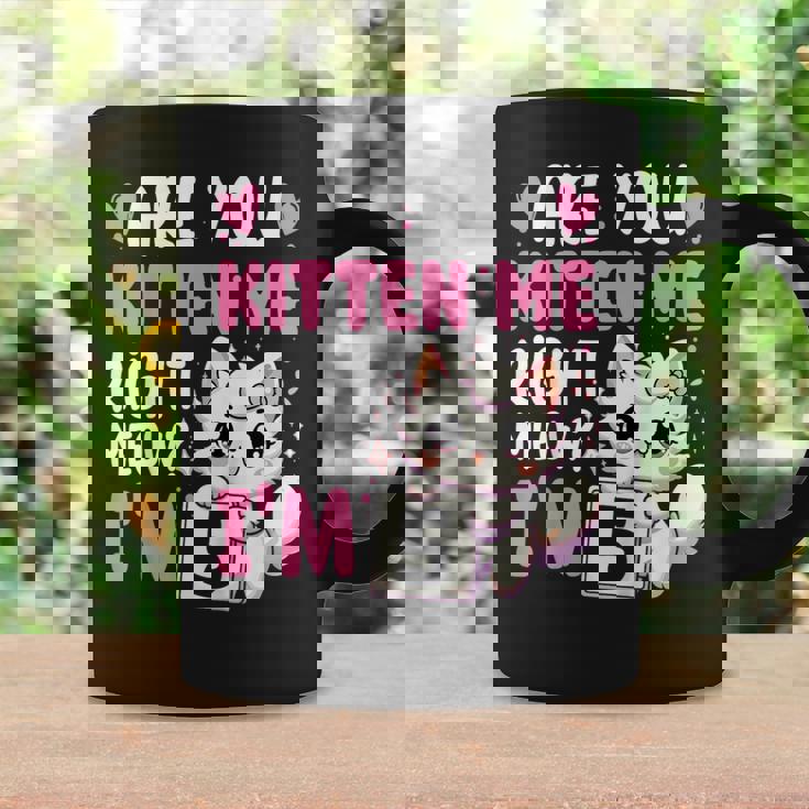 5Th Birthday Girl 5Yr Five 5 Year Old Kitten Cat Bday Coffee Mug Gifts ideas