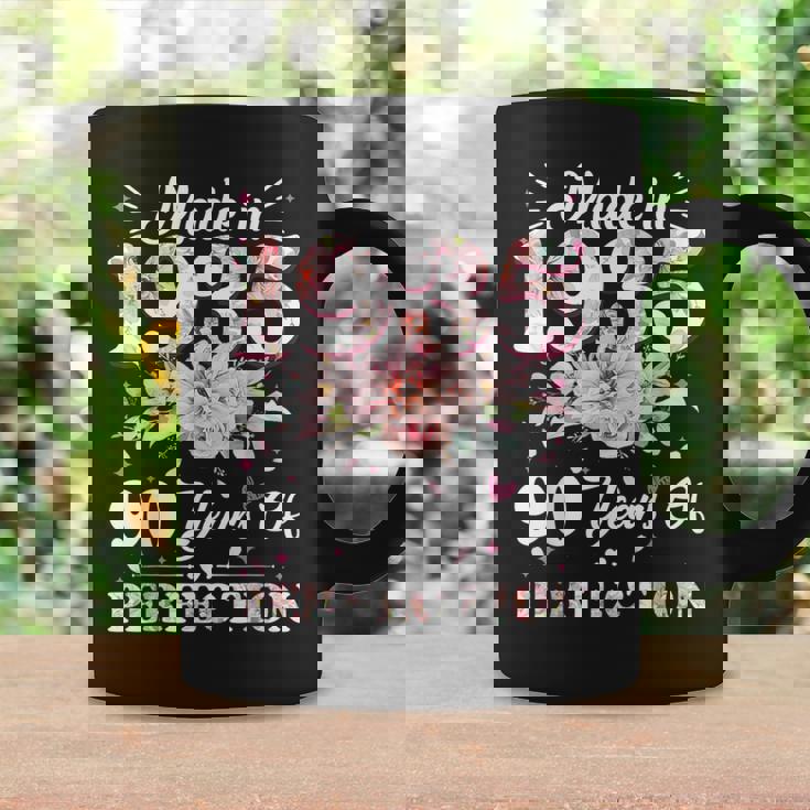 90 Year Old Made In 1935 Floral 90Th Birthday Women Coffee Mug Gifts ideas