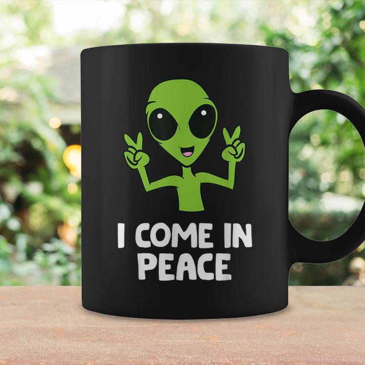 Alien I Come In Peace Space Rave Edm Music Alien Tassen Geschenkideen