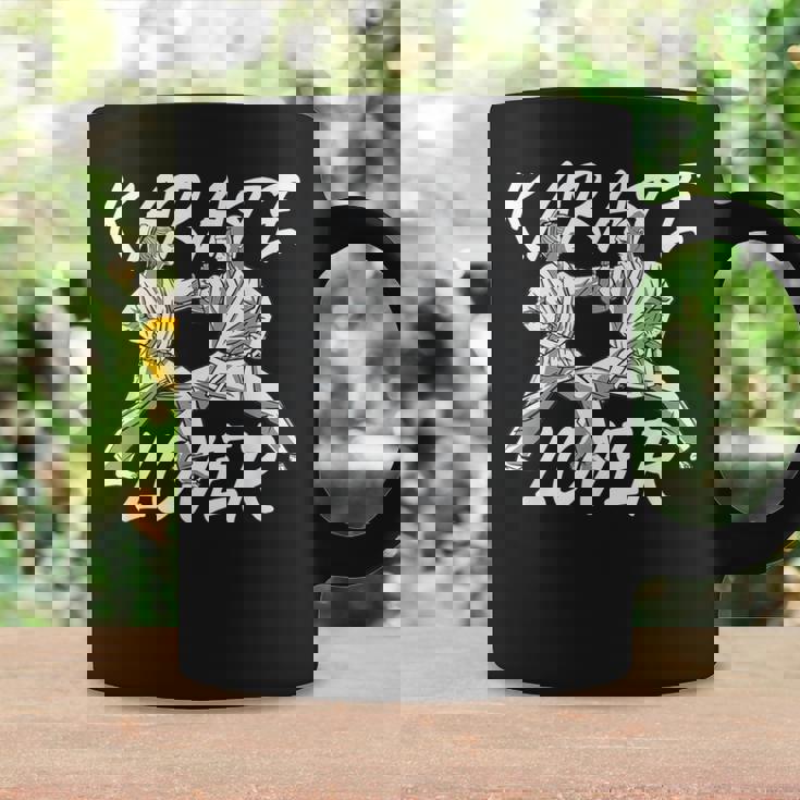 Amante Del Karate Cinturón Artes Marciales Cazas Entrenador Taza de café Ideas de regalos