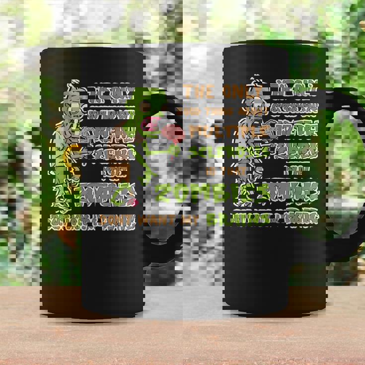 Apoya La Conciencia De La Esclerosis Múltiple Cerebros Divertidos Zombies Taza de café Ideas de regalos