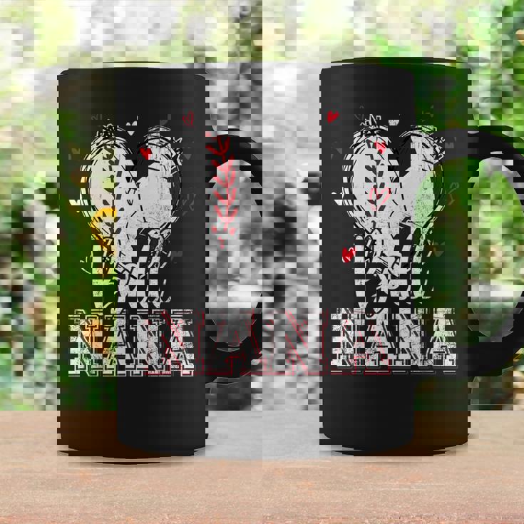Ball Nana Baseball Soccer Heart Nana Of Both Coffee Mug Gifts ideas