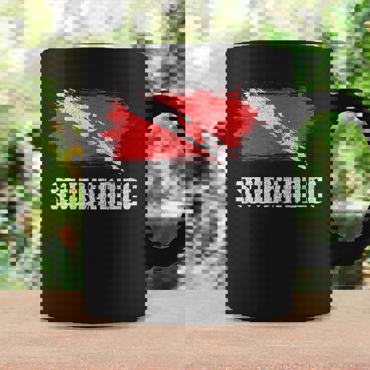 Bandera Buceadora Para Amantes Del Buceo Taza de café Ideas de regalos