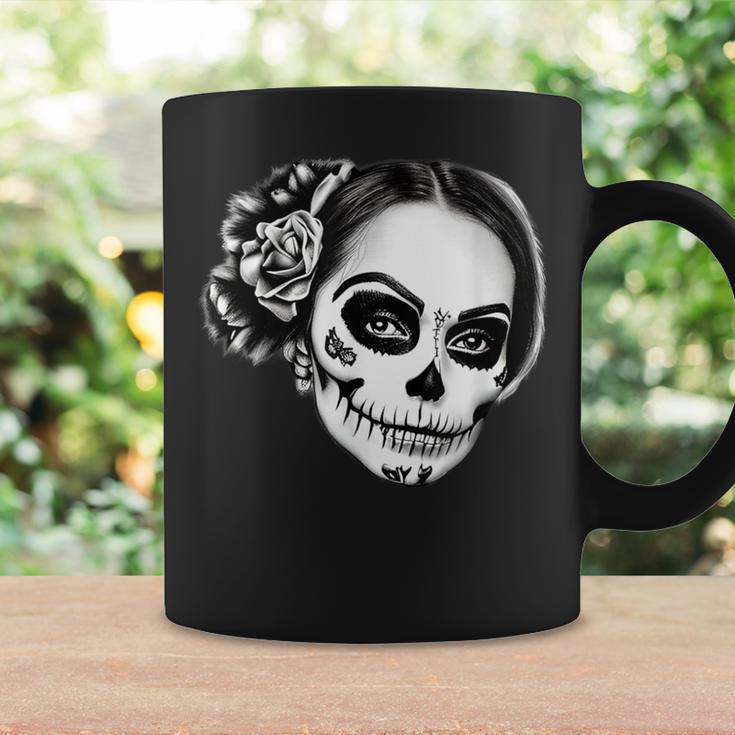 Beautiful La Catrina Santa Muerte Mexican Tassen Geschenkideen