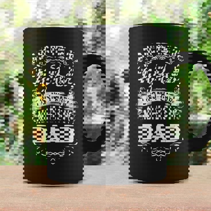 A Big Piece Of My Heart Live In Heaven Is My Dad Memorial Day Father Daddy Coffee Mug Gifts ideas