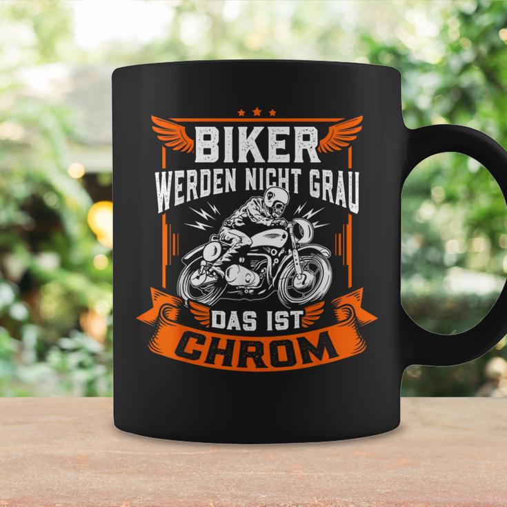 Biker Wird Nicht Grau Das Ist Chrome Ironie Fun Tassen Geschenkideen