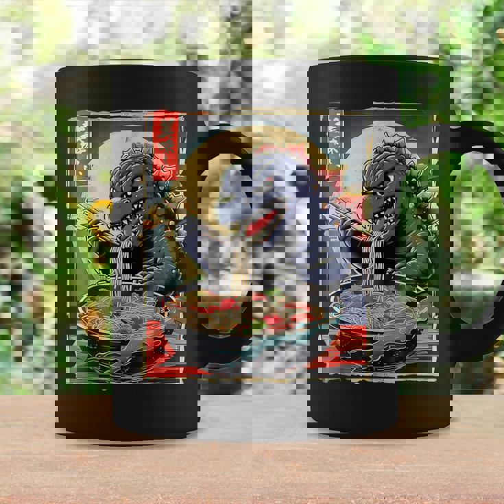 Birthday Kaiju Eating Ramen Japanese Monster Lover Coffee Mug Gifts ideas