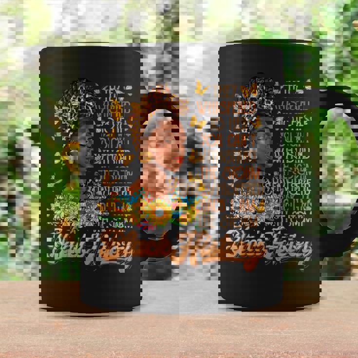 Black History Month African Pride Sunflower Black Women Coffee Mug Gifts ideas