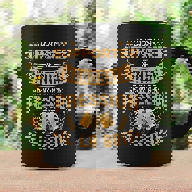 Bon Supporter Handball Boit La Pression Humour Handball Tasse Idées cadeaux