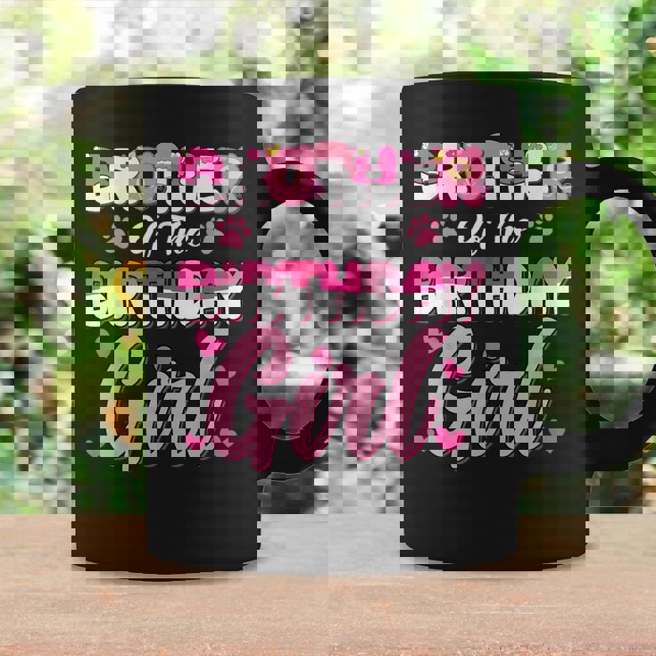 Brother Of The Birthday Girl Kitty Family Party Decorations Coffee Mug Gifts ideas