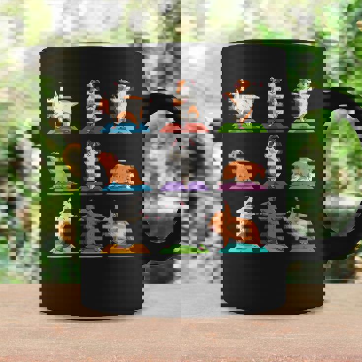 Cadeau D'entraînement De Position De Yoga De Cochon D'inde Tasse Idées cadeaux
