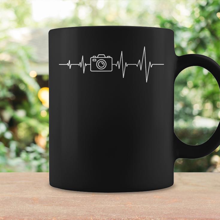 Camera Heartbeat Photographer Tassen Geschenkideen