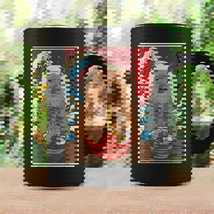 Capybara Ramen Japanese Graphic Kawaii Anime Coffee Mug Gifts ideas