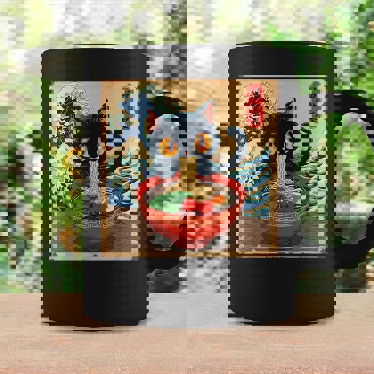 Cat Anime Kawaii Cat Ramen Japanese Graphic Coffee Mug Gifts ideas