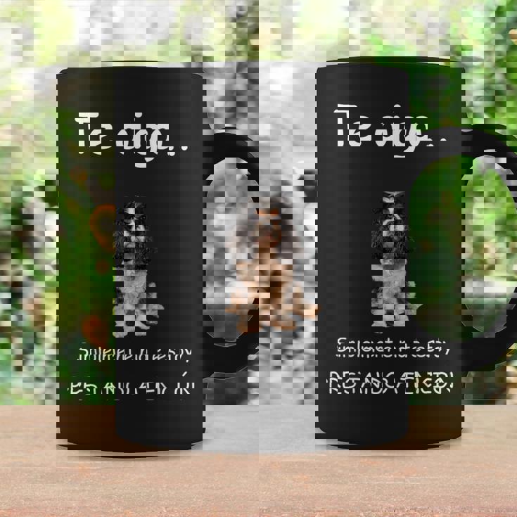 Cavalier King Charles Spaniel Perro Cavalier King Charles Taza de café Ideas de regalos