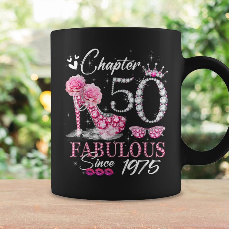 Chapter 50 Fabulous Since 1975 50Th High Heels Birthday Quee Tassen Geschenkideen