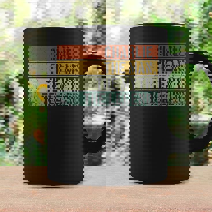 Charlie El Hombre El Mito La Leyenda Taza de café Ideas de regalos